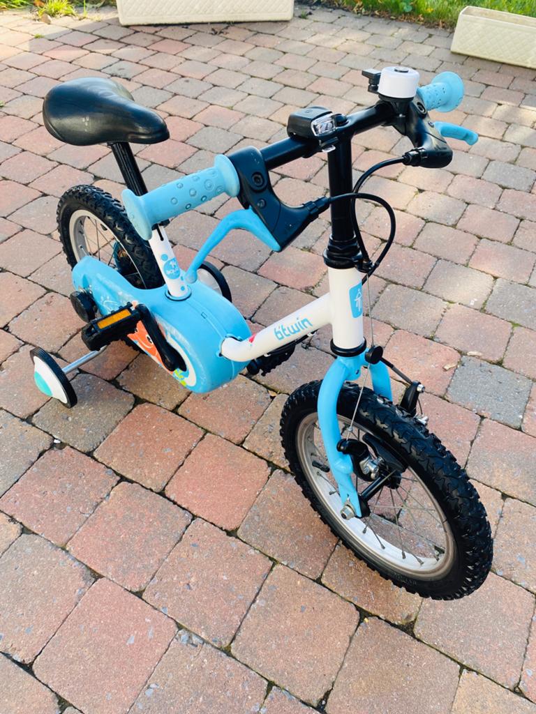 2 Vélos 14 pouces 3-5 ans / Prix & détails dans descriptif, Fietsen en Brommers, Fietsen | Kinderfietsjes, Zo goed als nieuw, Ophalen