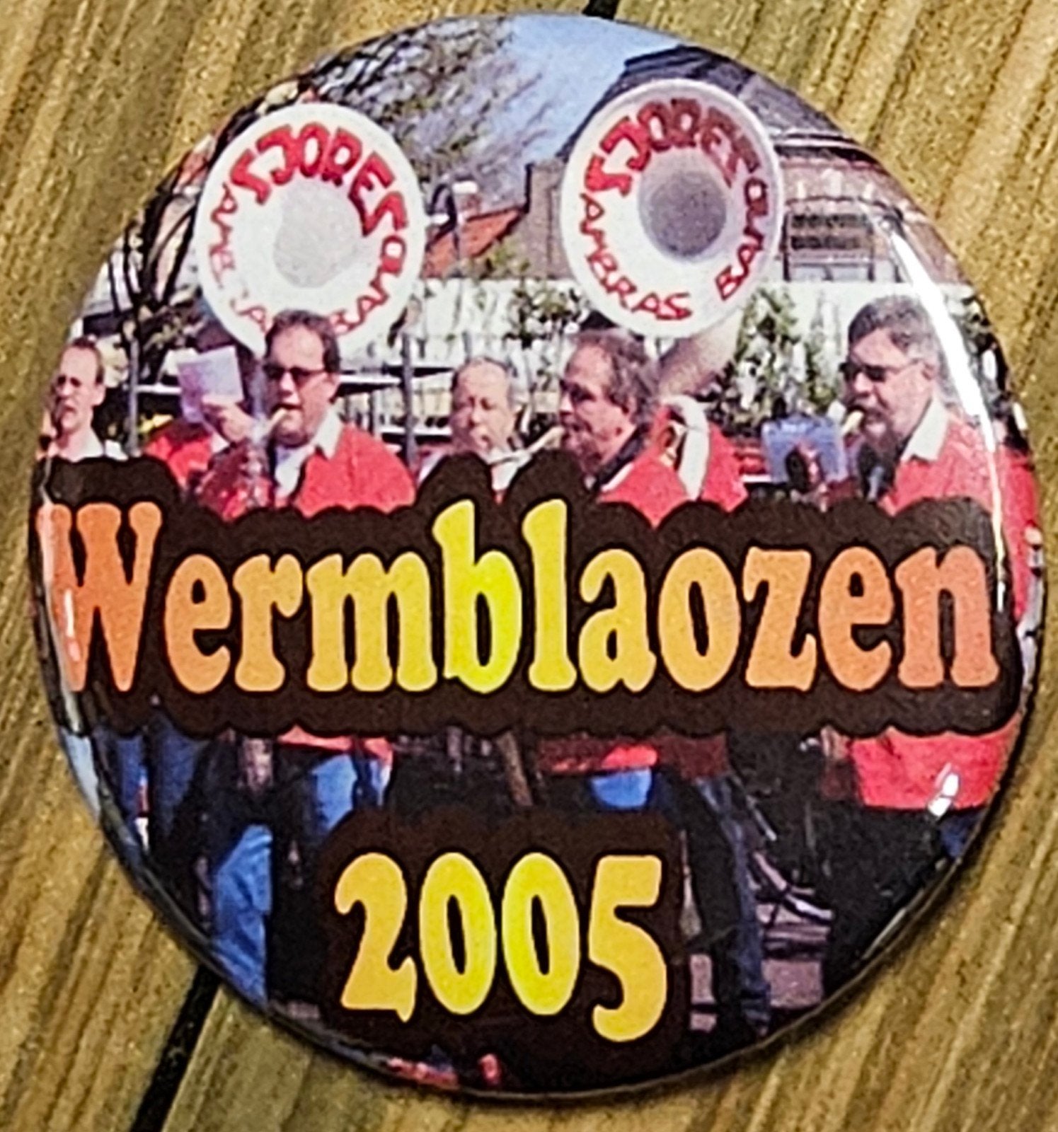 Wermblaozen button 2005, Verzamelen, Speldjes, Pins en Buttons, Button, Ophalen of Verzenden