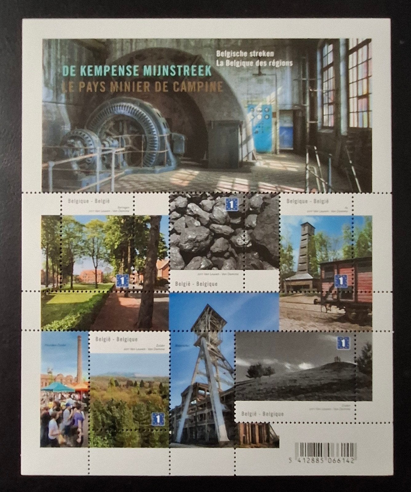 België: OBP 4110/14-BL187 ** Belgische streken 2011., Frankeerzegel, Ophalen of Verzenden, Zonder stempel, Postfris