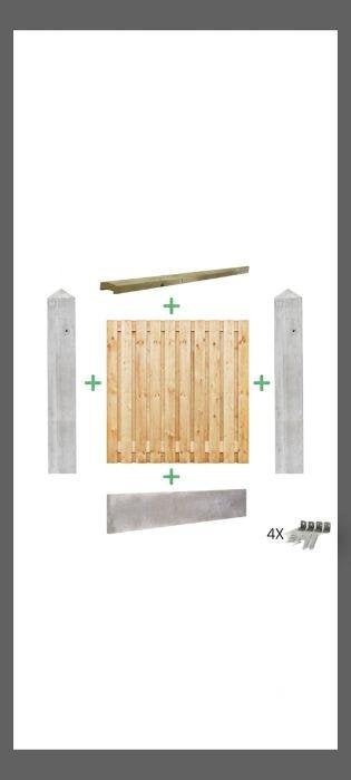 schutting bestellen en plaatsen, Ophalen