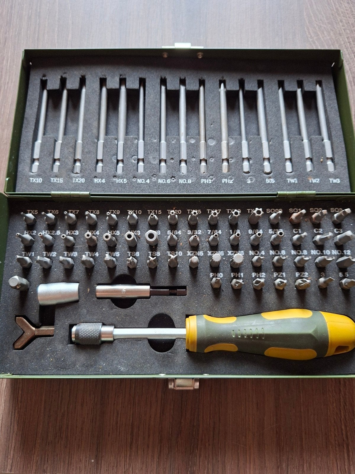 Proxxon Industrial 75delig bitset, Enlèvement, Jeu d'embouts