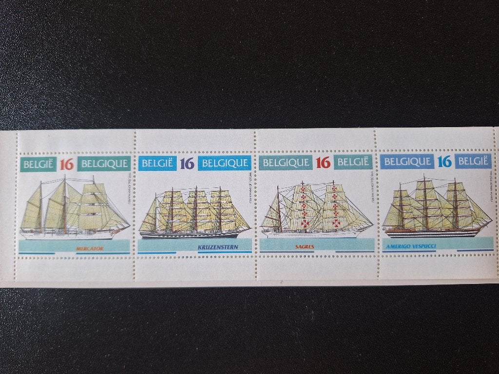 Boekje B26 - jaar 1995 - 2608-2611 - Zeilschepen, Ophalen, Postfris, Postfris