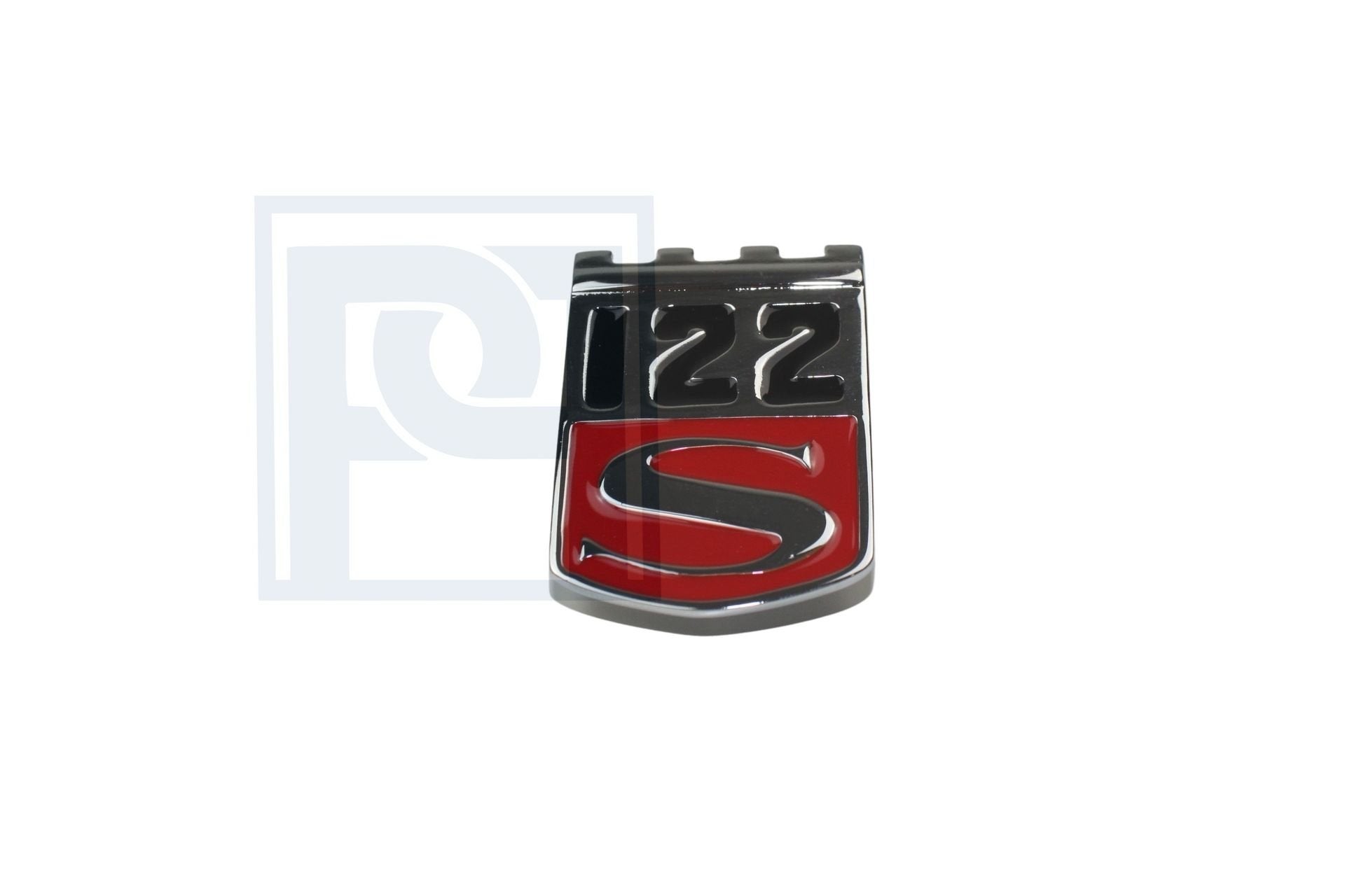 Volvo Embleem "122S" voorscherm Amazon repro Volvo onderdeel, Ophalen of Verzenden, Nieuw, Volvo