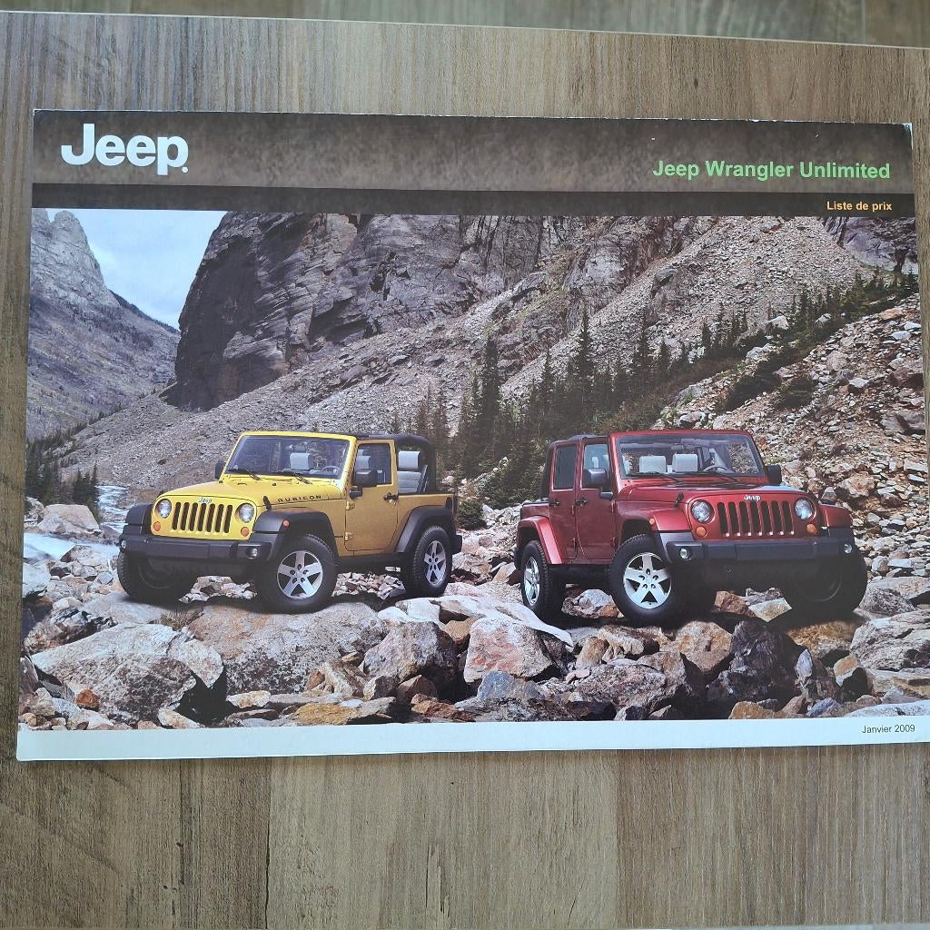 JEEP  WRANGLER UNLIMITED  1/2009, Ophalen of Verzenden, Nieuw, Overige merken