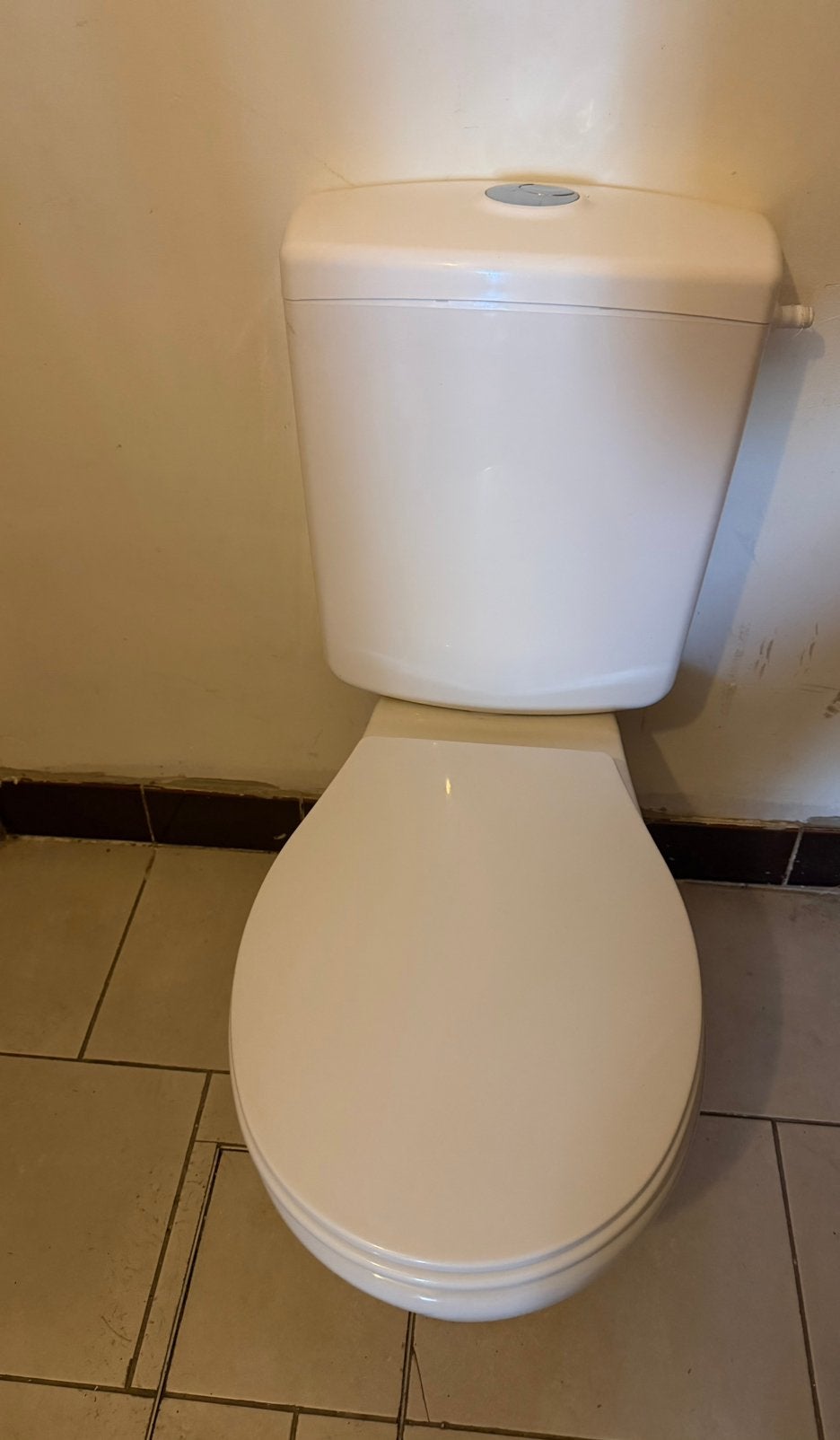 Superbe wc blanc complet avec sortie horizontale neuf, Enlèvement, Comme neuf