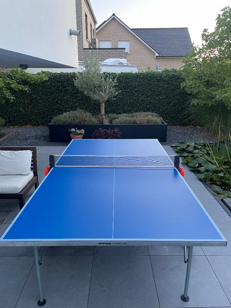 Outdoor opvouwbare tafeltennis tafel, Sport en Fitness, Tafeltennis, Ophalen, Zo goed als nieuw, Tafel Outdoor