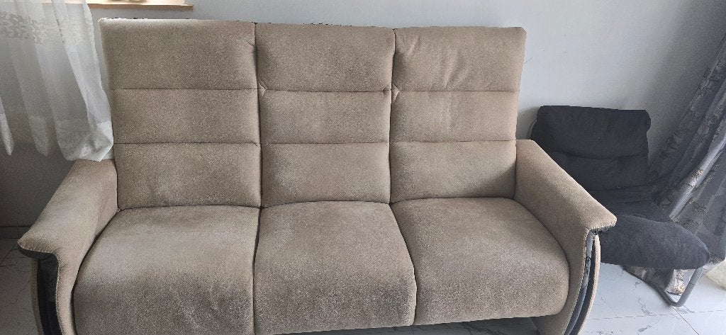 Deux beaux canapés (3 et 2 places), 75 à 100 cm, Enlèvement, Utilisé, Tissus