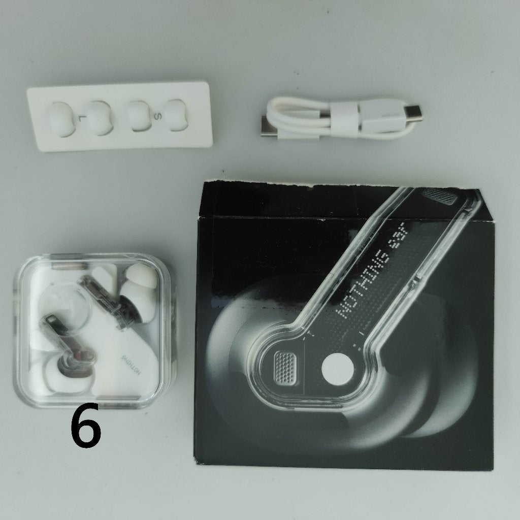 Nothing Technology EAR wit noise conc. A10600062, Telecommunicatie, Mobiele telefoons | Oordopjes, Gebruikt, Overige merken, Bluetooth