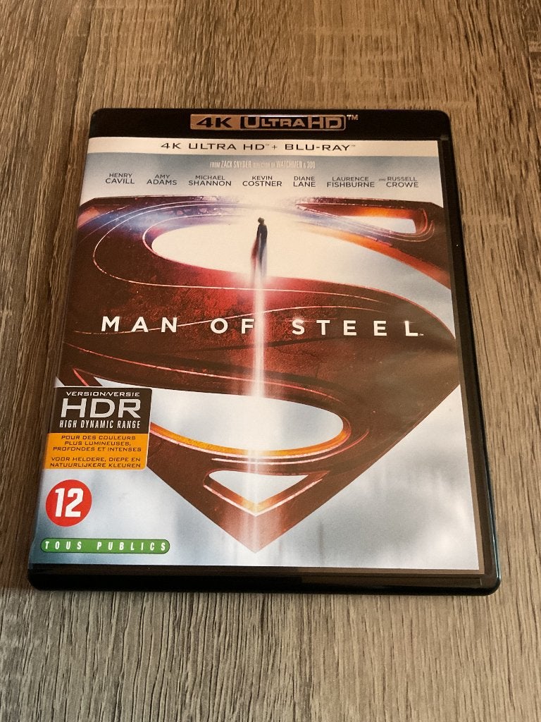 Man of Steel  4K + Blu ray, CD & DVD, Blu-ray, Action, Enlèvement ou Envoi, Film, Comme neuf