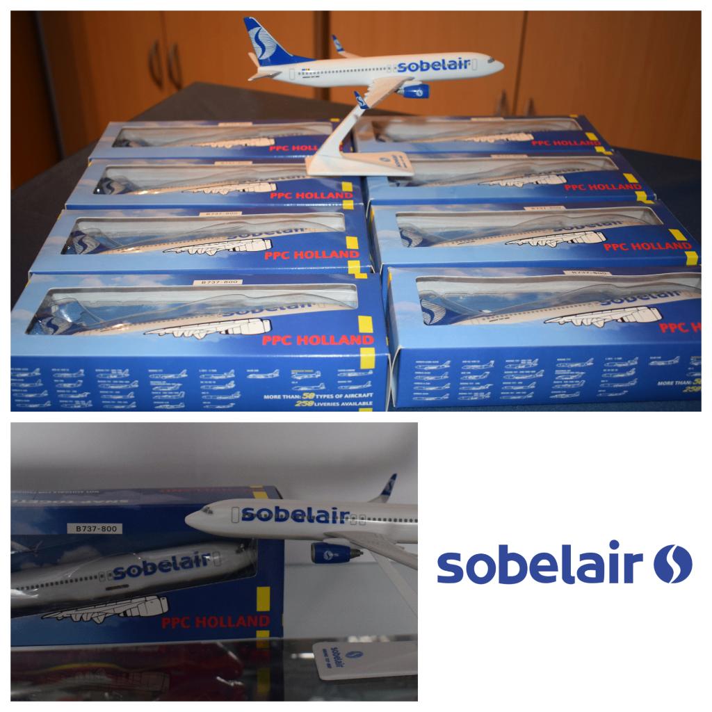 Sobelair B737 en B767, Verzamelen, Luchtvaart en Vliegtuigspotten, Ophalen of Verzenden, Nieuw, Schaalmodel