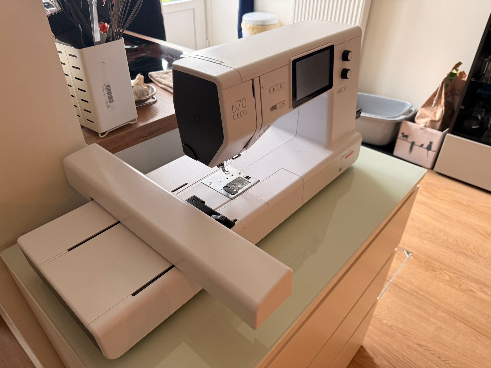 Bernette b70 DECO – Machine à broder – Très bon état, Ophalen, Borduurmachine