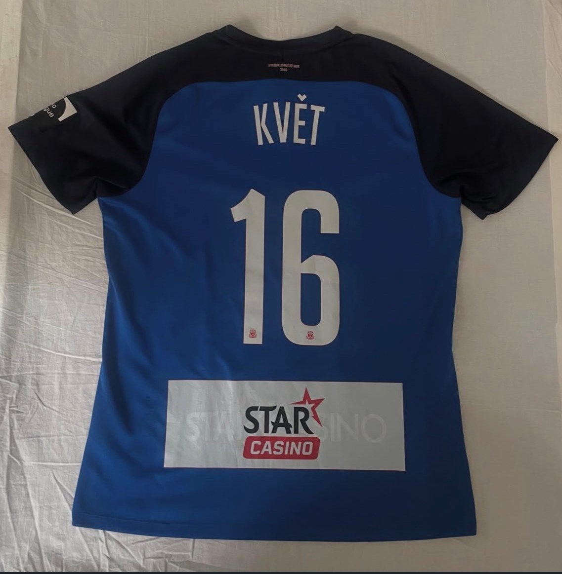 Matchworn shirt Roman Kvet Dender-OHL, Ophalen of Verzenden, Zo goed als nieuw, Shirt