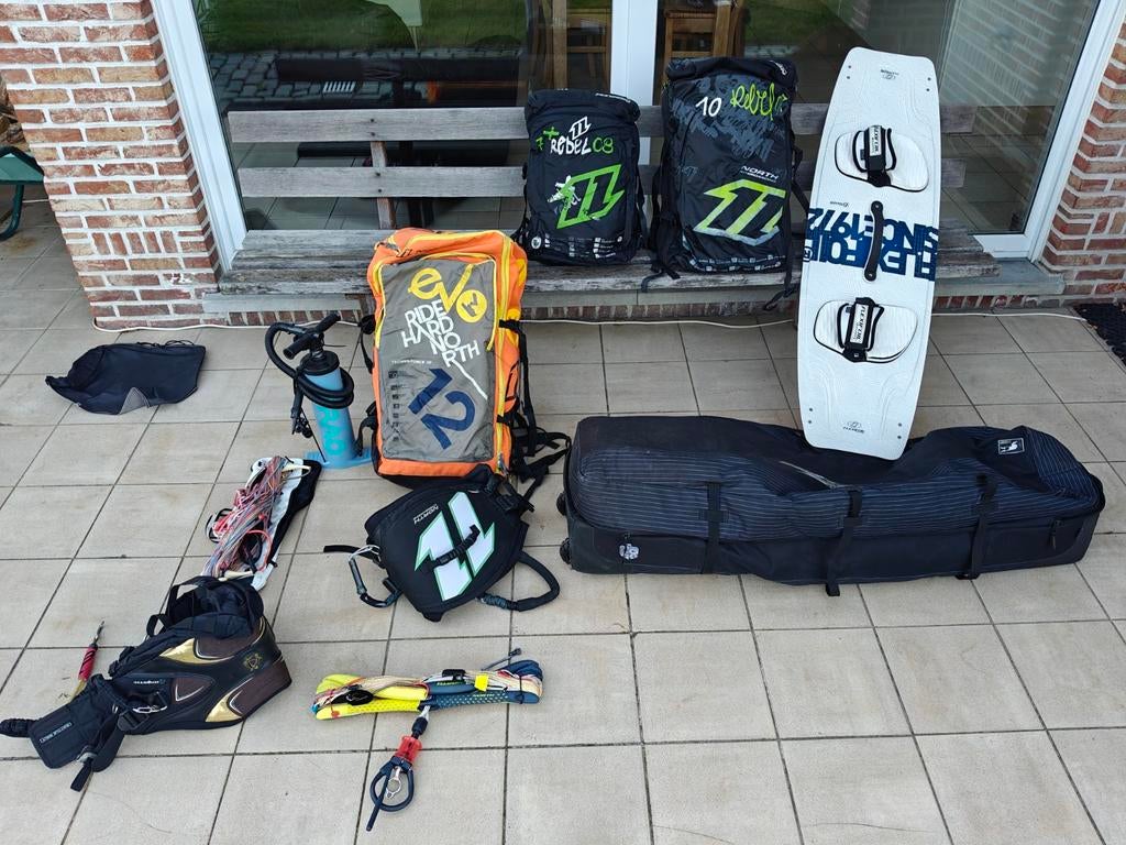 Kit de kitesurf complet., Sports nautiques & Bateaux, Kitesurf, Kite, Enlèvement