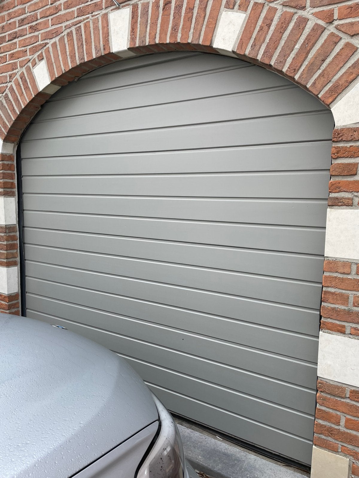 Sectionale garagepoort, gratis af te halen., Doe-het-zelf en Bouw, Overige Doe-Het-Zelf en Bouw, Ophalen, Gebruikt