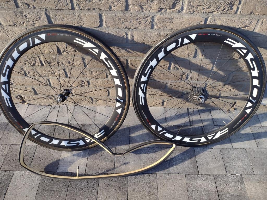 Carbon Easton EC90 tube wielen, Fietsen en Brommers, Ophalen, Carbon