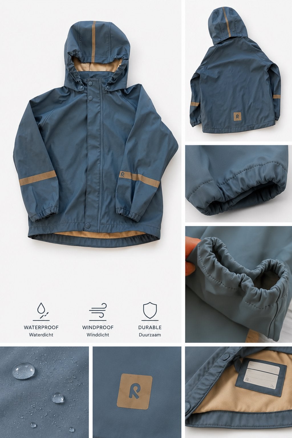 Regenjas Reima, Kinderen en Baby's, Kinderkleding | Maat 116, Ophalen, Zo goed als nieuw, Jongen of Meisje, Jas