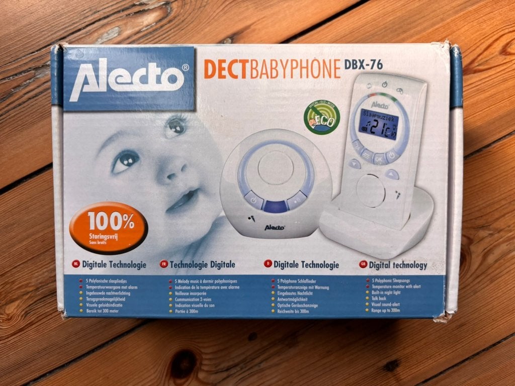 Babyphone Alecto Dectbabyphone DBX-76, Enlèvement, Utilisé, 250 mètres ou plus