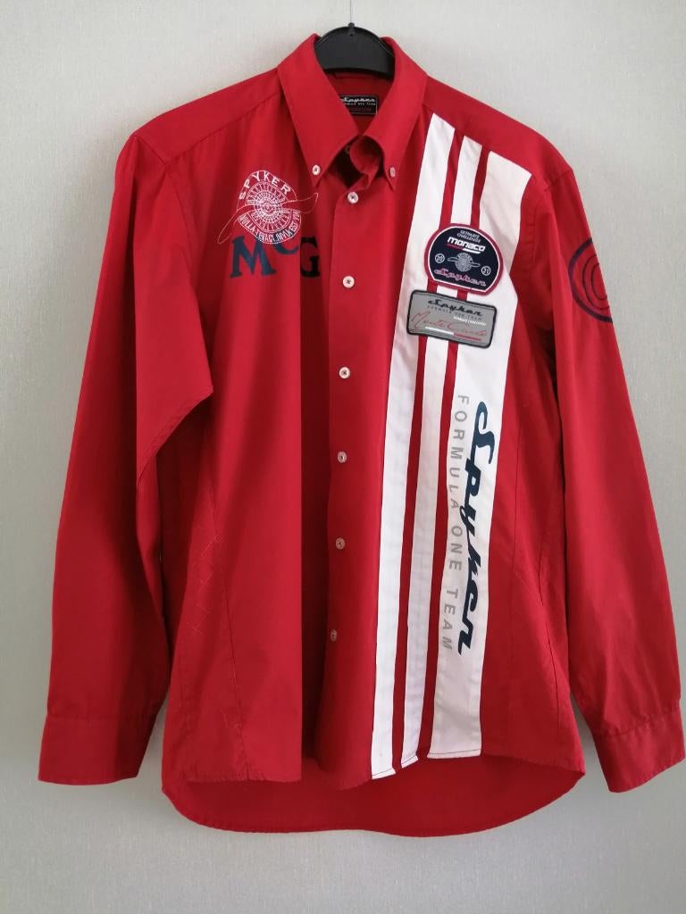 mooi rood hemd McGregor maat M, Kleding | Heren, Overhemden, Verzenden, Halswijdte 39/40 (M), Zo goed als nieuw, MC GREGOR