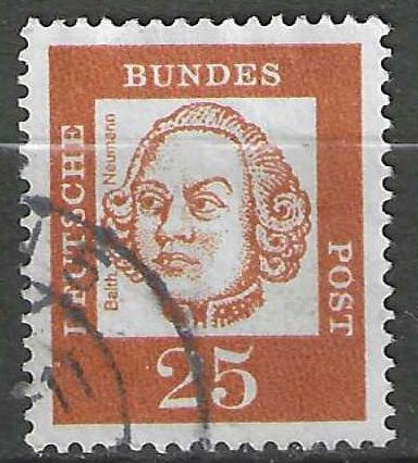 Allemagne Bundespost 1961-1964 - Yvert 226 - Neumann (ST), Envoi, Affranchi