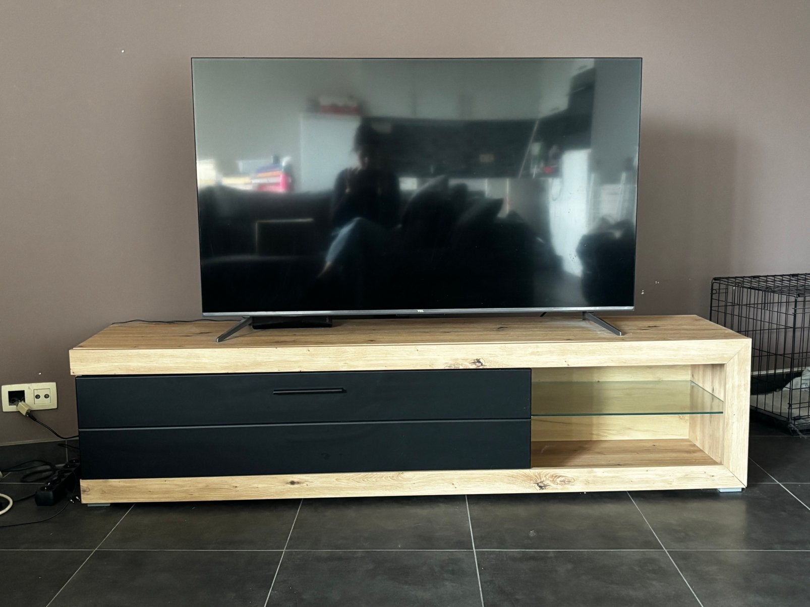 Tv Meubel 180cm, Huis en Inrichting, Ophalen, Zo goed als nieuw