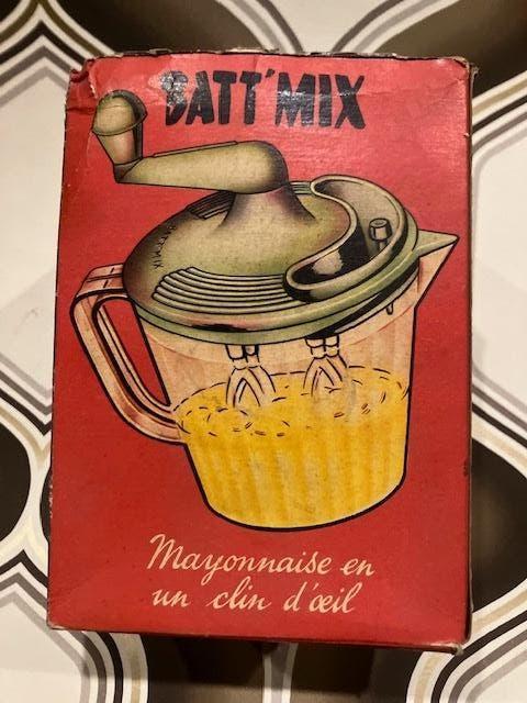 RETRO KLOPPER BATTEUR BATT'MIX PLASTIMONDE IVRY SUR SEINE, Enlèvement ou Envoi, Maison et Meubles