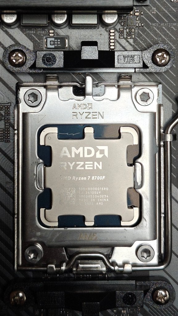AMD Ryzen 7 8700F + Asrock B650M-HDV/M.2 en bon état, Informatique & Logiciels, Processeurs, 8-core, Enlèvement ou Envoi, 4 Ghz ou plus