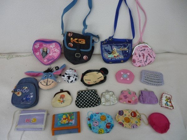 Verschillende handtasje+Portemonekes, Enfants & Bébés, Enlèvement ou Envoi, Utilisé, Portefeuille, Autres couleurs