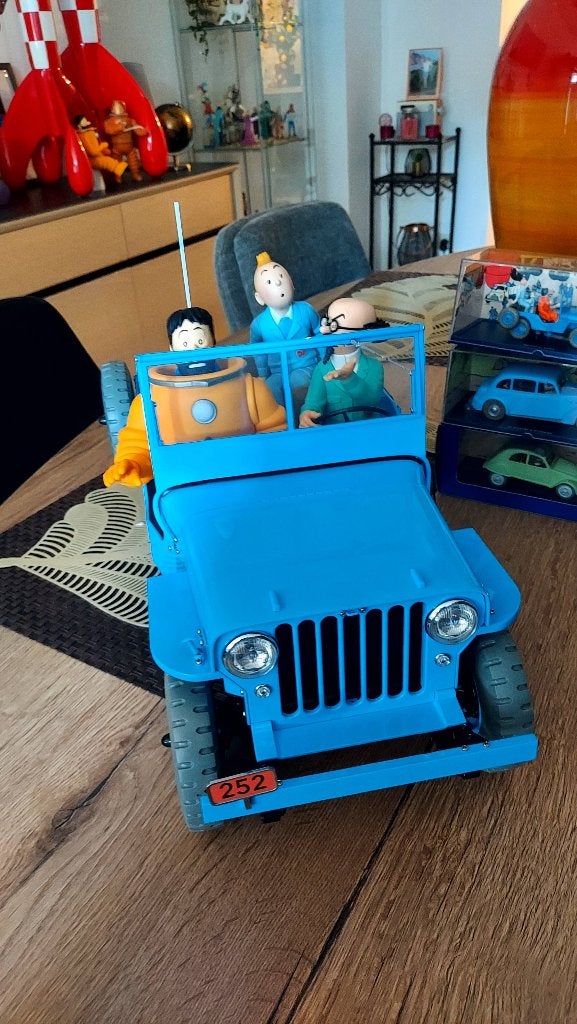 Jeep tintin objectif lune avec les 120 livrets, Enlèvement ou Envoi, Tintin, Neuf