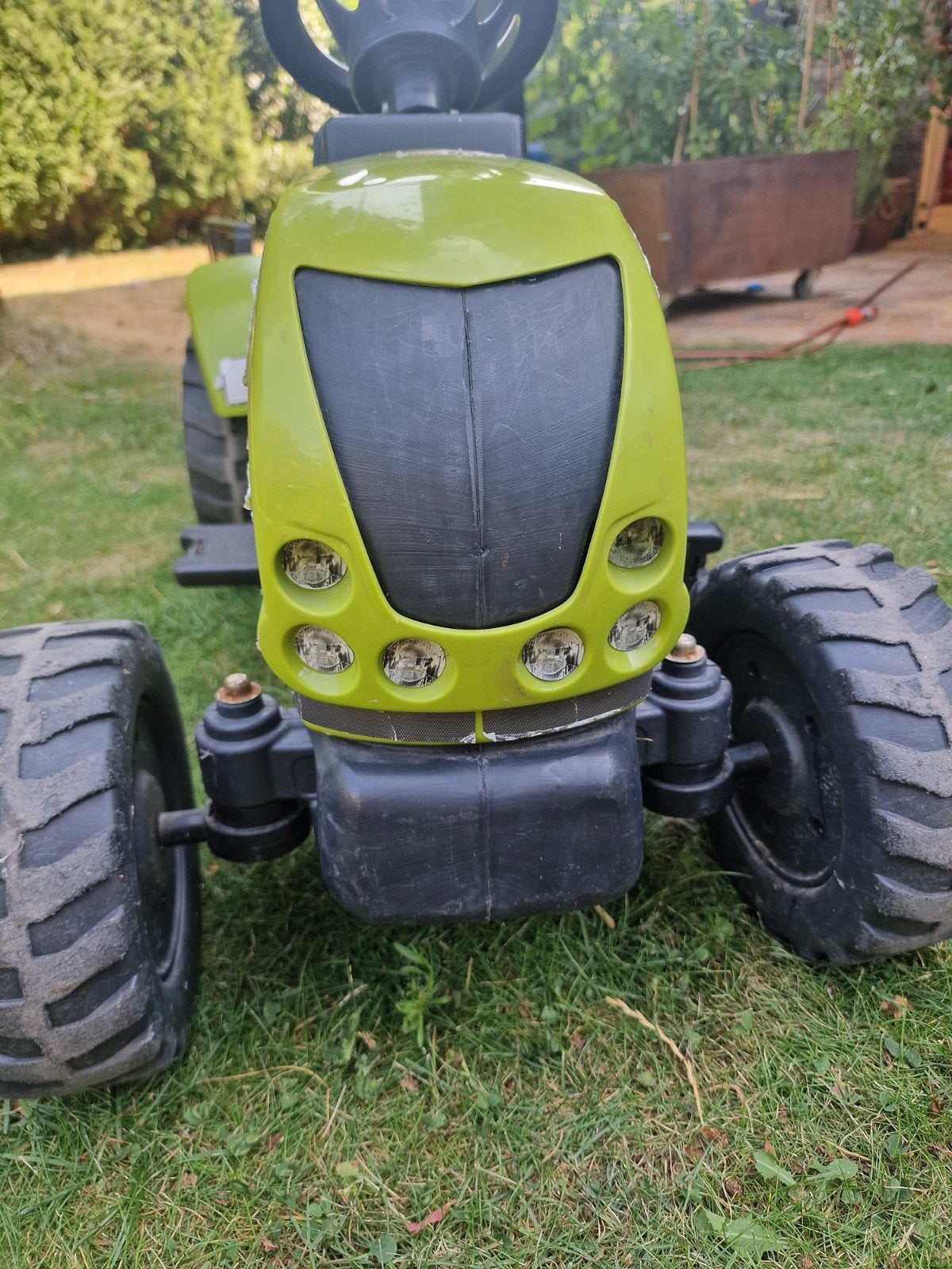 Tracteur Falk Claas Arion avec remorque - Très robuste !, Enlèvement ou Envoi, Utilisé, Autres marques, Avec chariot ou remorque