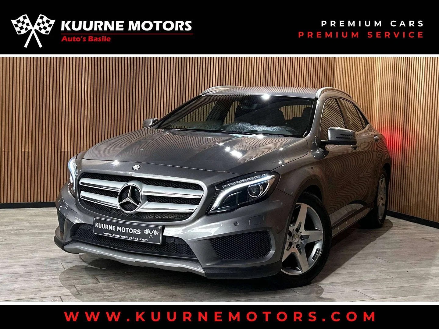 Mercedes-Benz GLA 180 7G-DCT AMG Line Alu18"/Led/Leder/VerwZ, Autos, Argent ou Gris, Euro 6, Entreprise, Noir