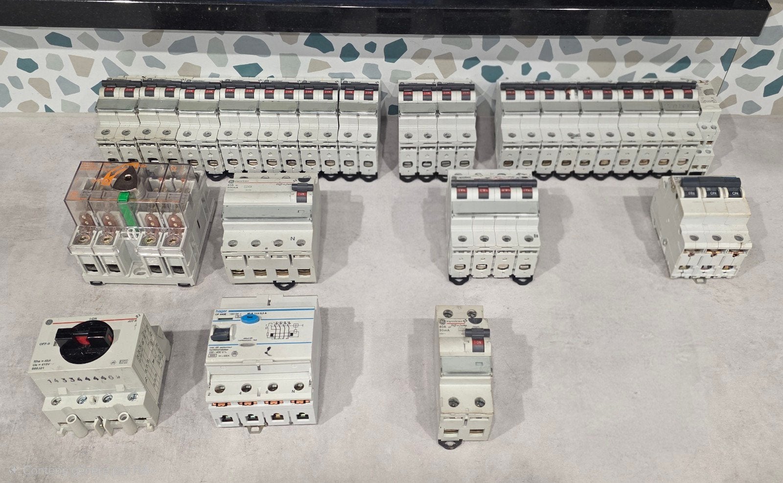 Differentiels & Disjoncteurs, Bricolage & Construction, Électricité & Câbles, Enlèvement, Utilisé, Interrupteur