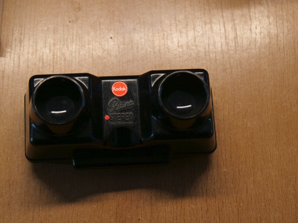 Vintage Kodak Retina Stereo Viewer met dia's, Verzamelen, Ophalen of Verzenden, 1940 tot 1960, Overige typen