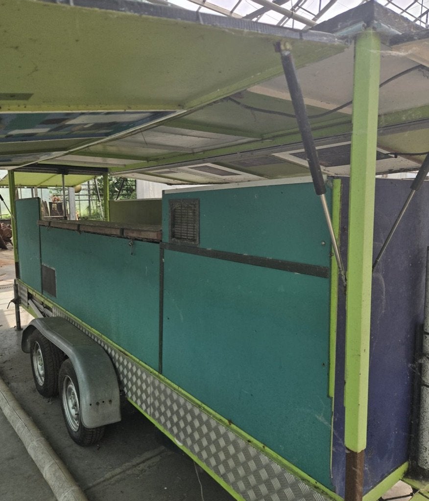 Aanhangwagen/Foodtruck, Ophalen, Gebruikt