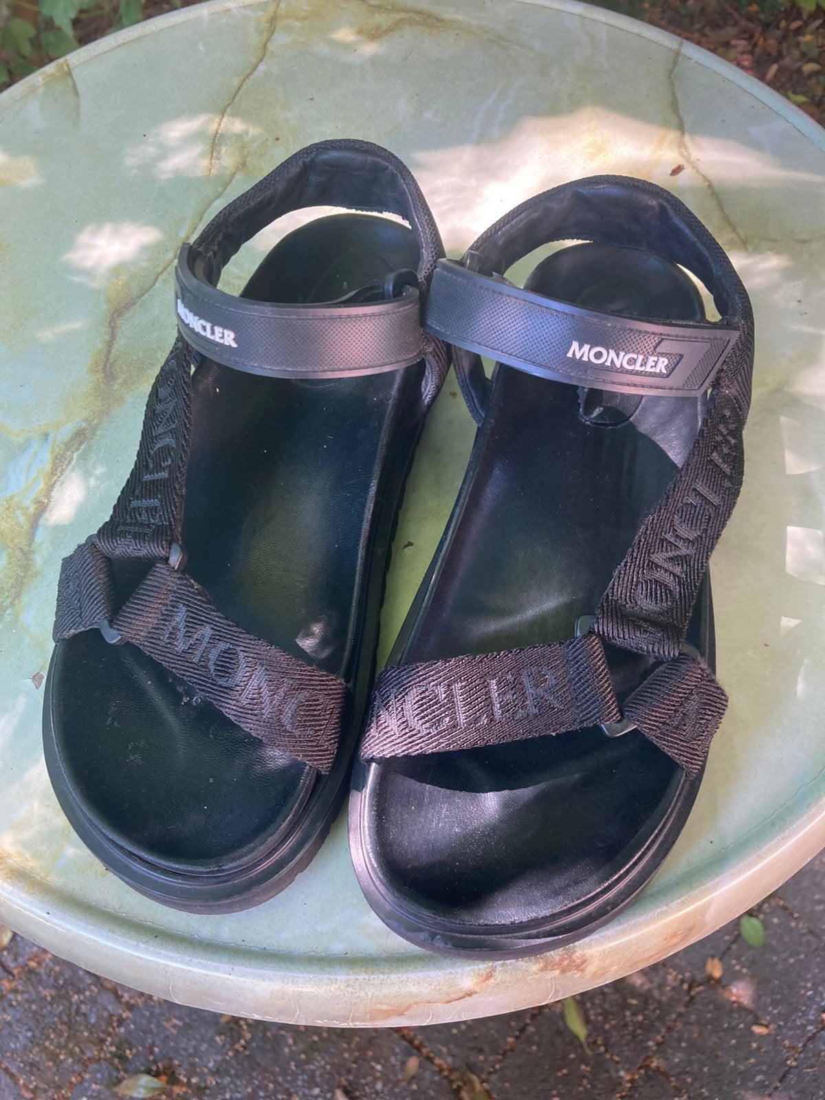 Sandales Monclair, taille 37 (pour 37-38), Enlèvement, Utilisé