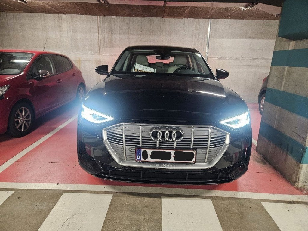 Audi Etron Quattro 50, Auto's, Audi, Automaat, Zwart, Leder, Elektrisch