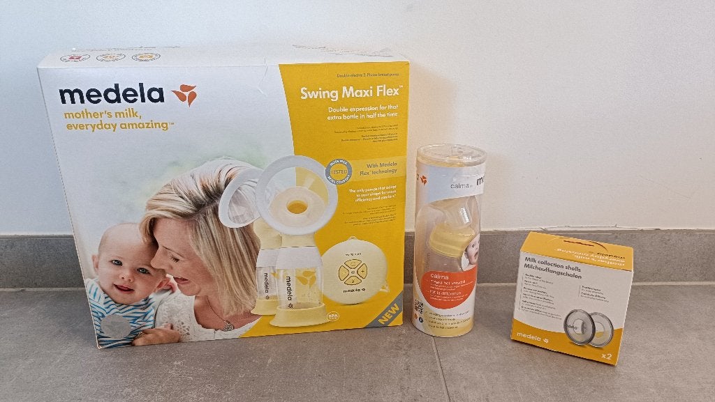 Medela Kolfpomp en flessen, Kinderen en Baby's, Ophalen, Dubbelzijdig, Medela, Borstkolf