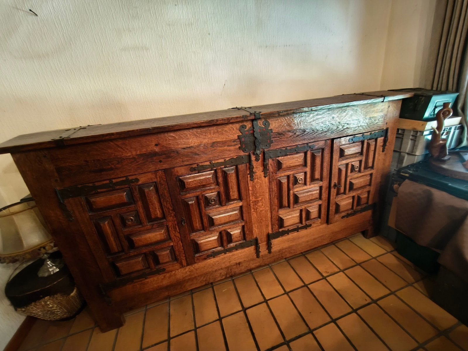 Superbe meuble  en chêne massif, ancien (style rustique /, Antiquités & Art, Enlèvement