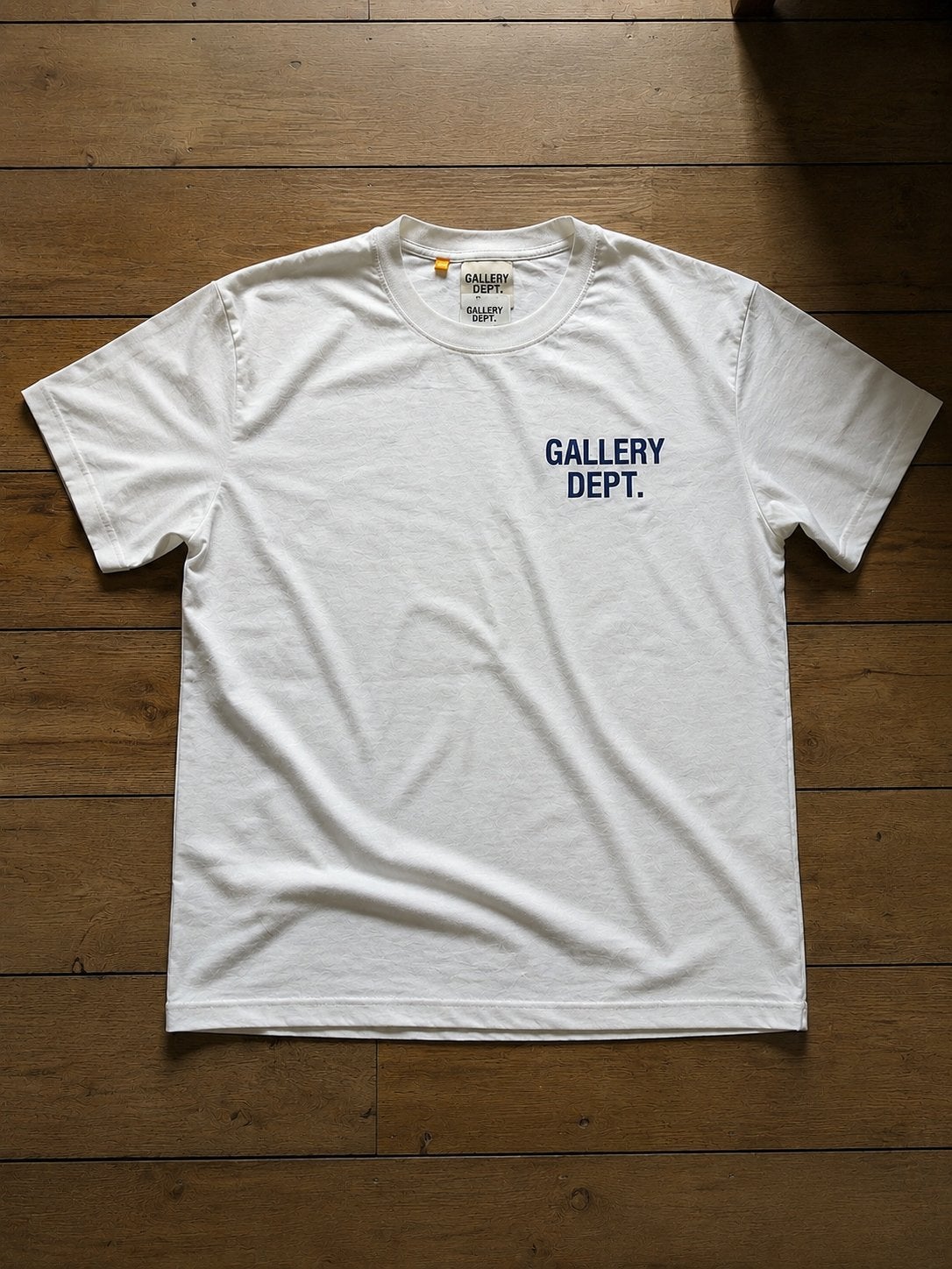 Département de la galerie T-shirt Hollywood CA blanc/bleu L, Vêtements | Hommes, Enlèvement ou Envoi, Comme neuf, Taille 52/54 (L)