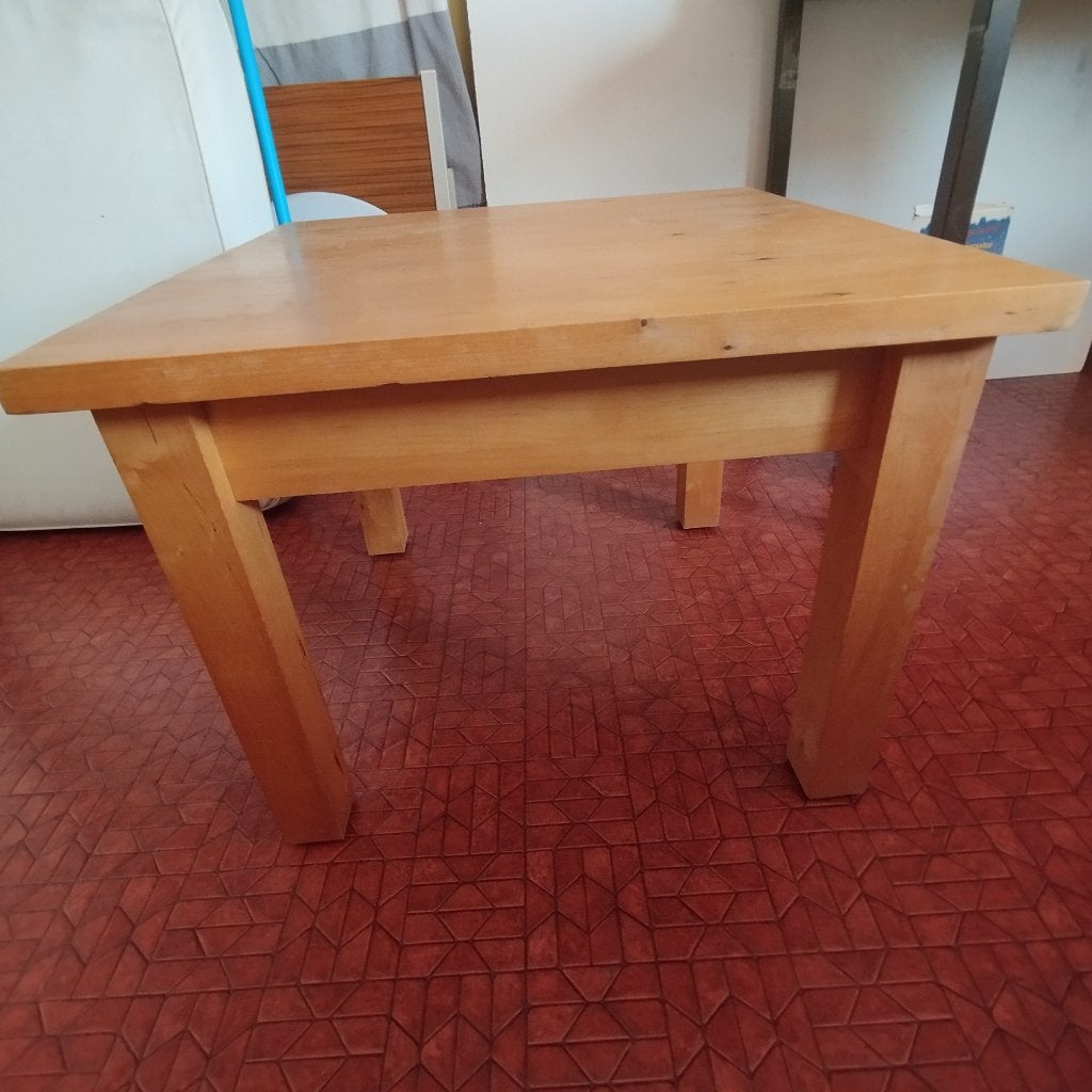 houten tafeltje, 55 à 75 cm, Enlèvement, Utilisé, Bois