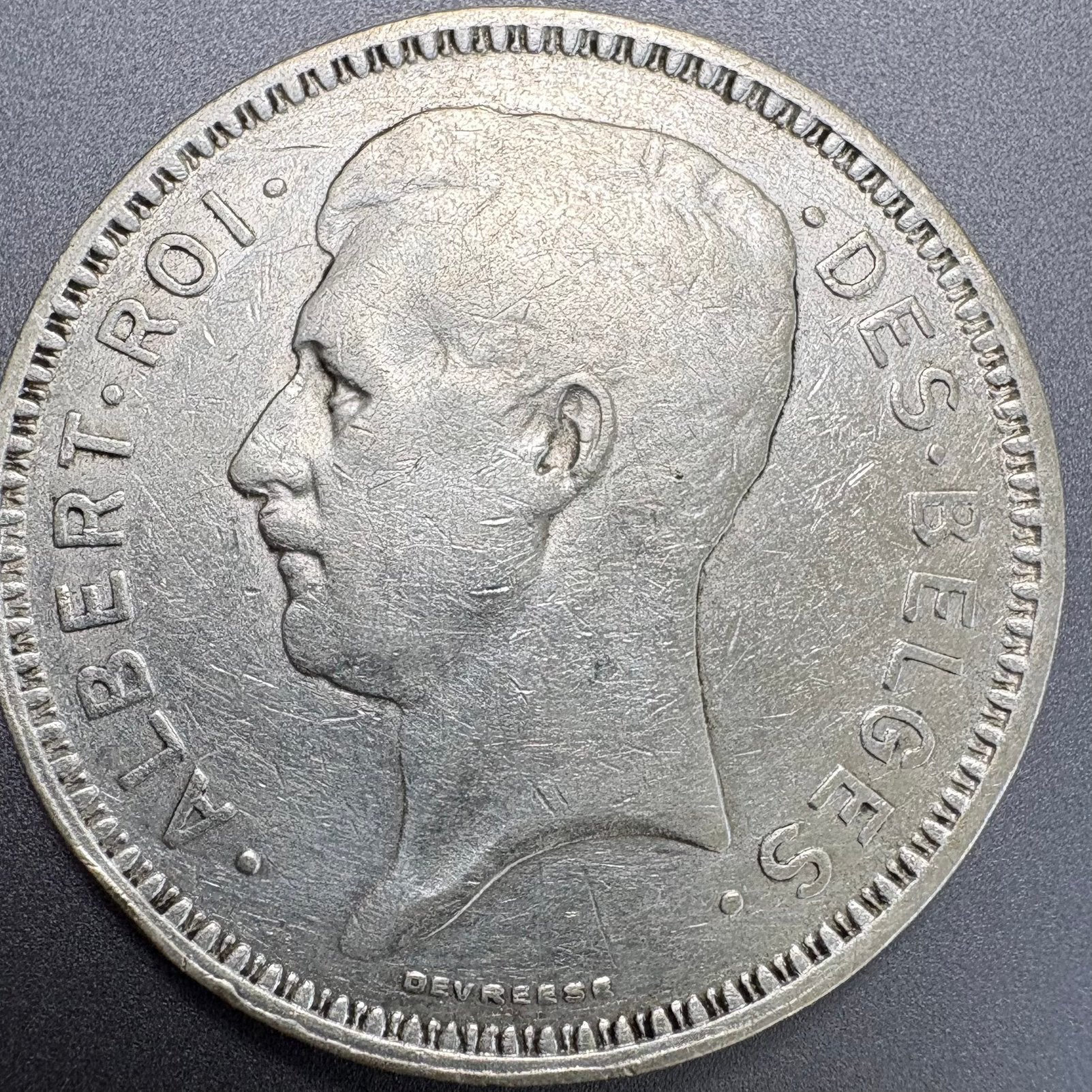 Zilveren 20 Francs 1934 - Albert I - Franse Versie (PosB), Enlèvement ou Envoi, Monnaie en vrac, Argent, Argent