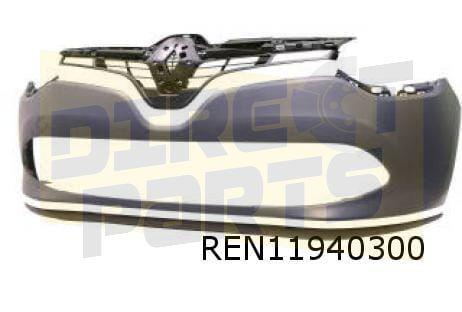Renault Clio IV (1/13-10/19) Voorbumper (Incl. spoiler en bo, -, -, Nieuw, Bumper