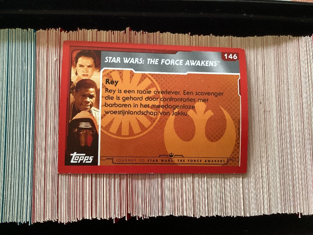 Topps. Star wars kaarten, Collections, Star Wars, Enlèvement ou Envoi, Comme neuf, Autres types