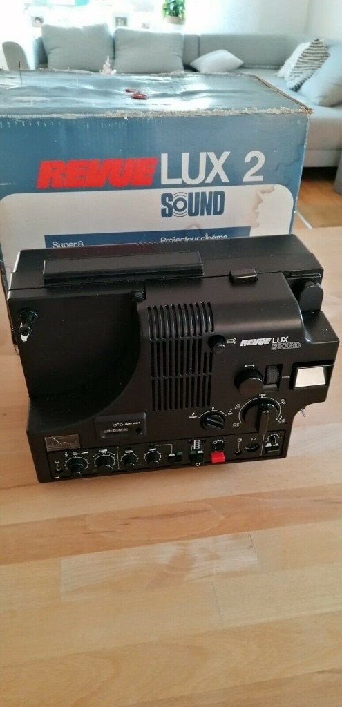 REVUE lux 2 sound Super-8-filmprojector optisch + magnetisch, Enlèvement, Film 8 mm