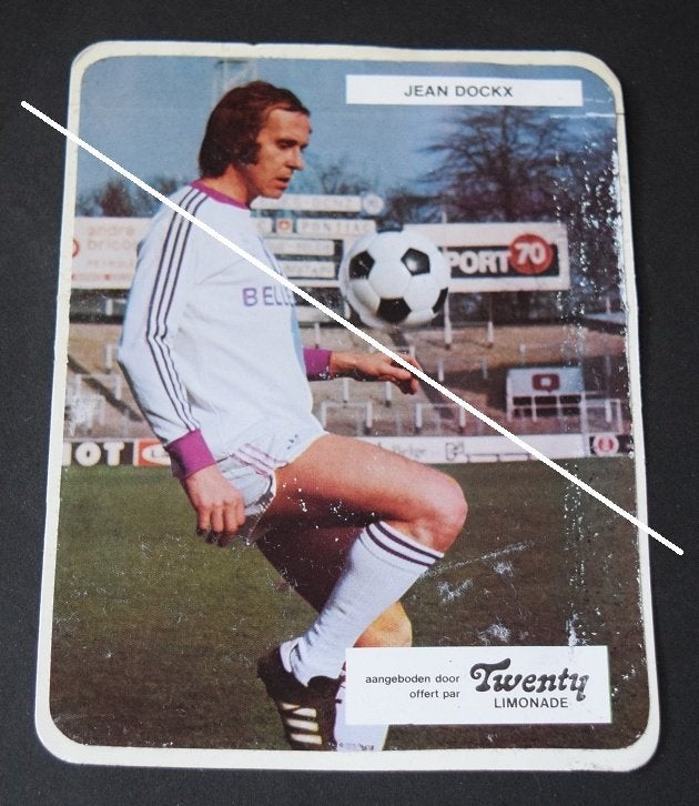 Twenty Limonade / RSC Anderlecht  Belle Vue / Jean Dockx, Verzamelen, Verzenden, Gebruikt, Poster, Plaatje of Sticker