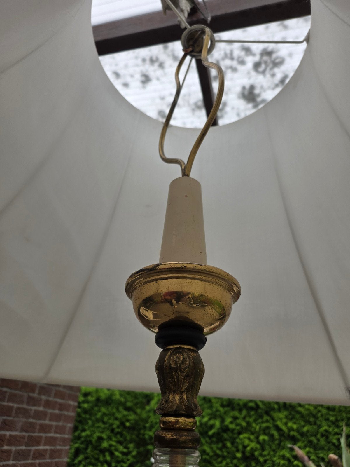 Vloerlamp, Huis en Inrichting, Lampen | Vloerlampen, Ophalen, Glas