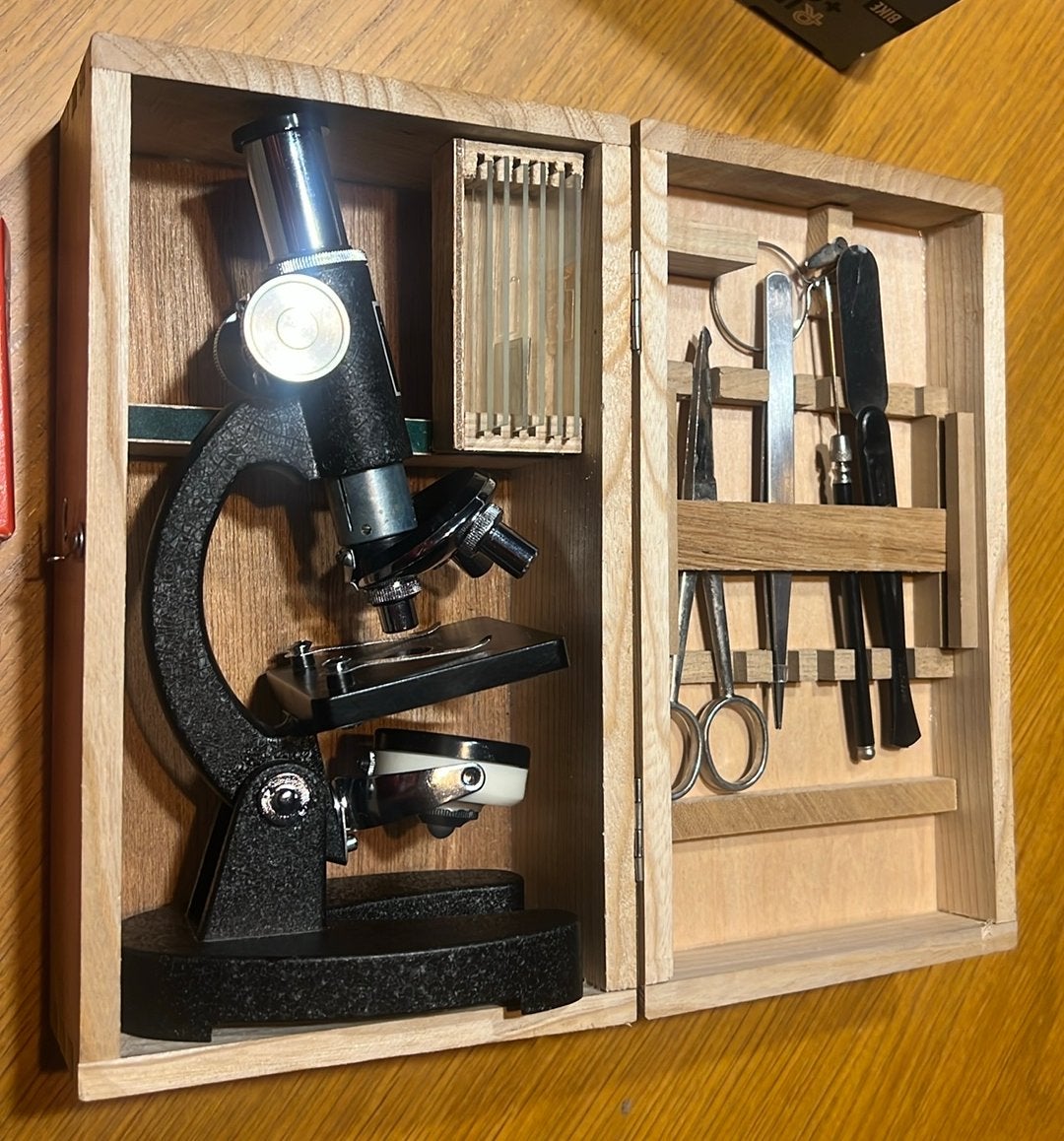 Microscoop jaren 1960 LUPINUS, Audio, Tv en Foto, Ophalen of Verzenden, Gebruikt