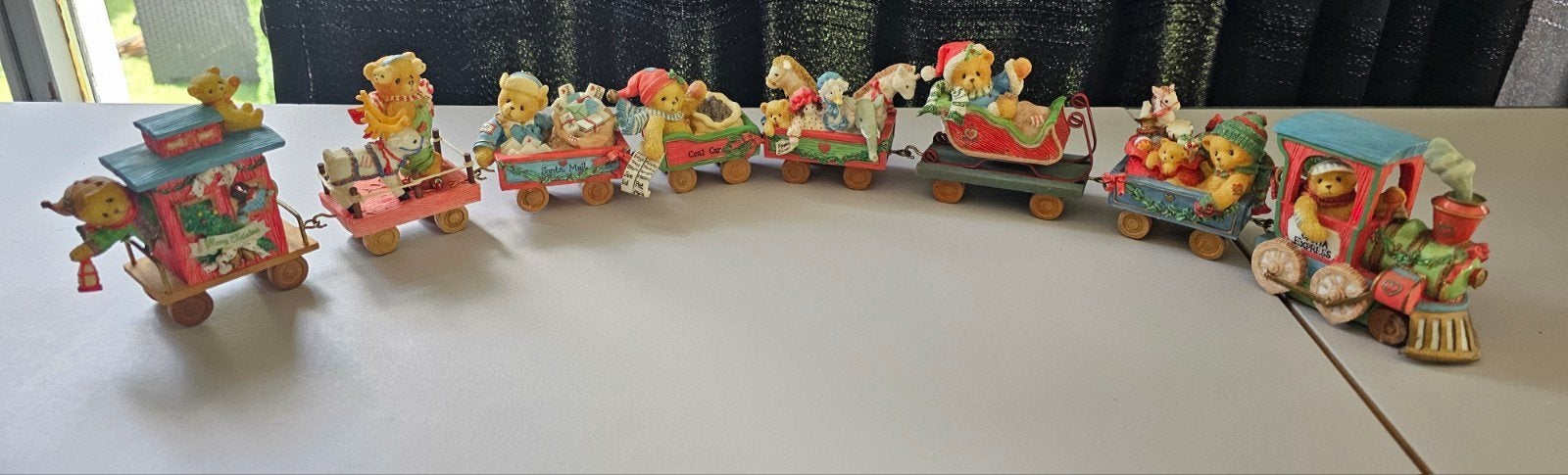 Cherished teddies kerst trein, Verzamelen, Beren en Cherished Teddies, Ophalen, Cherished Teddies