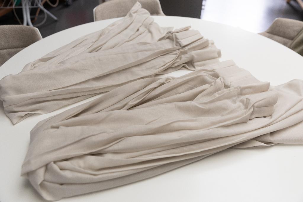 Glasgordijnen / voiles, Huis en Inrichting, Ophalen, Gebruikt, 50 tot 100 cm, 100 tot 150 cm