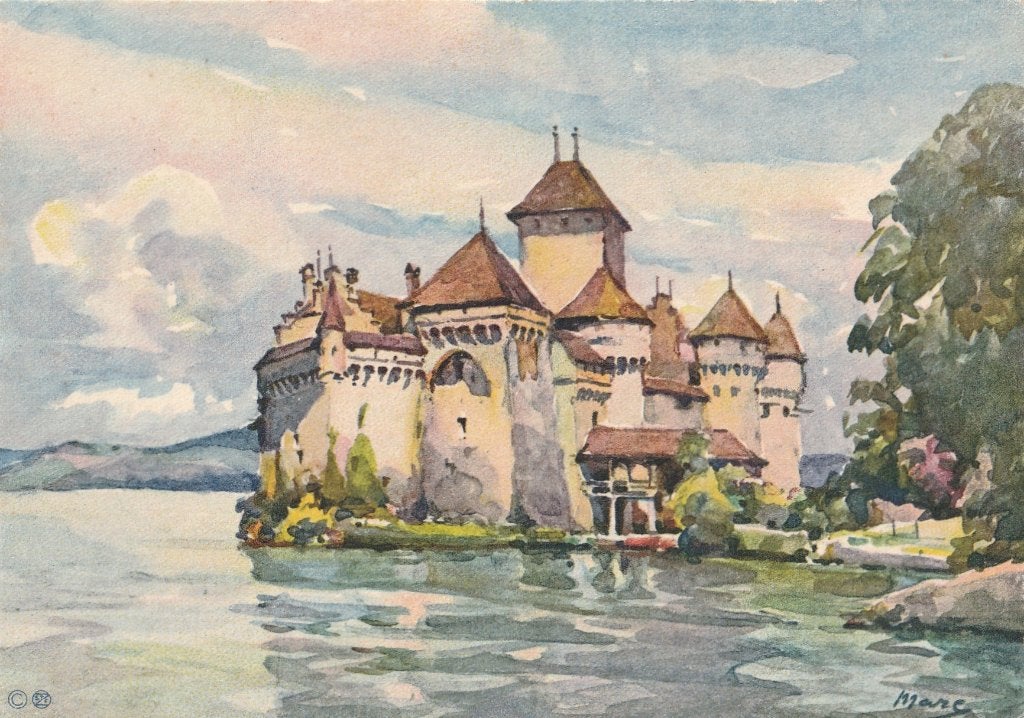 CHILLON - Het Kasteel, Verzamelen, Ophalen of Verzenden, Ongelopen, Overig Europa