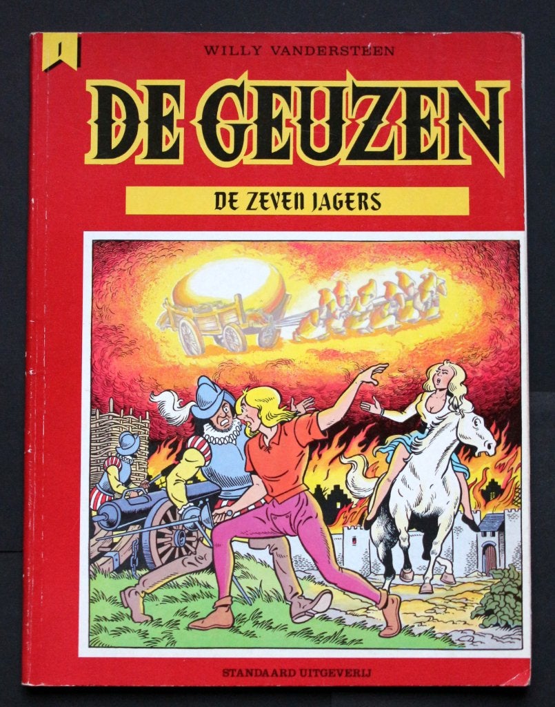 strip De geuzen 1 - zeven jagers Willy Vandersteen, Boeken, Stripverhalen, Verzenden, Zo goed als nieuw